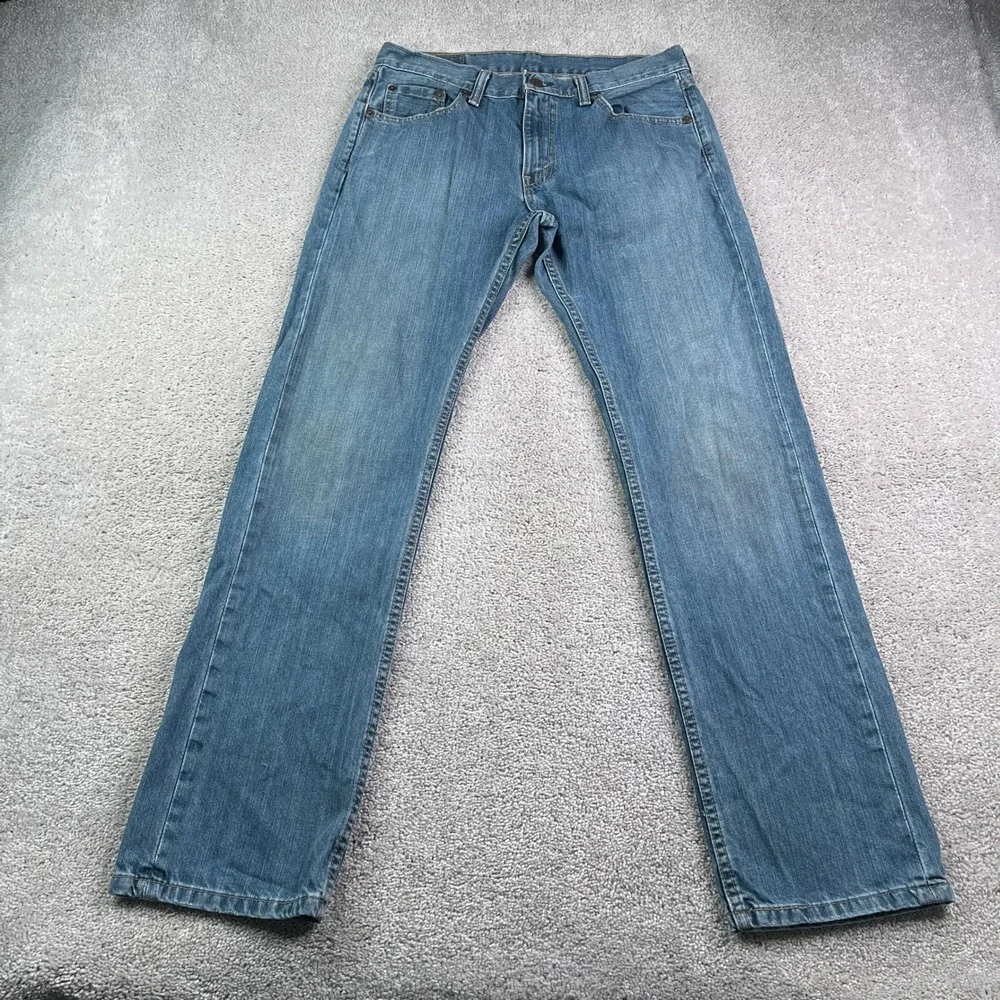 Levi Jeans Mens 30x32 Blue 559 Relaxed Straight Medium Wash Cotton Denim Classic